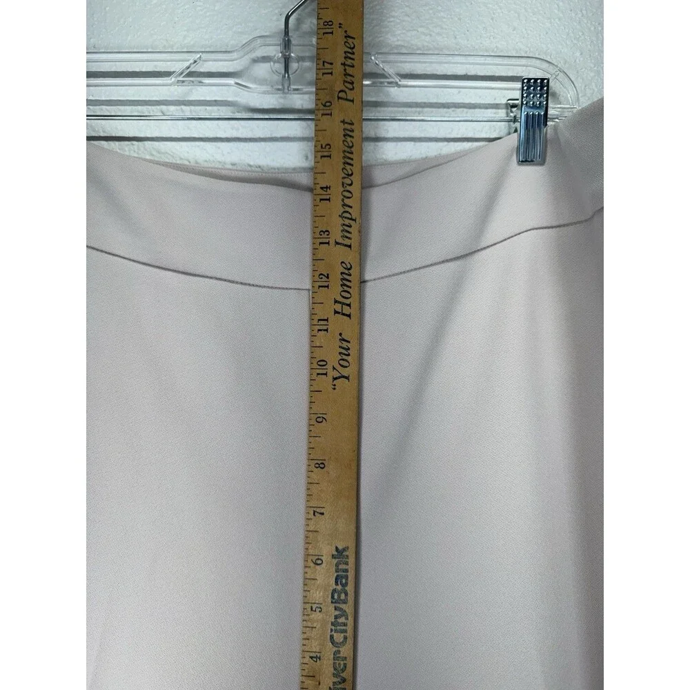 Marciano Los Angeles Cream Beige Wide Leg High Rise Casual Dress Pants Sz Large